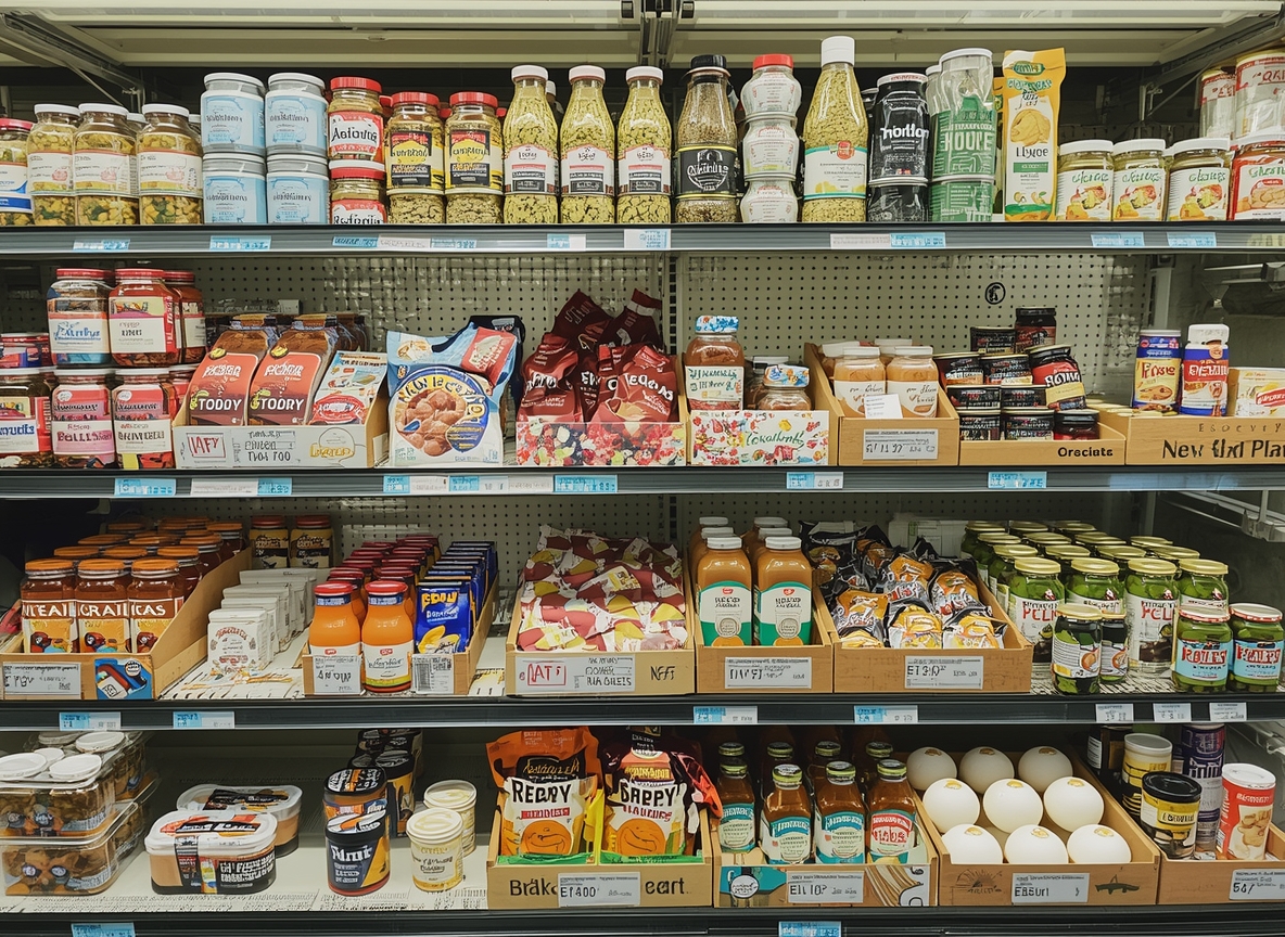 Curated food range illustration